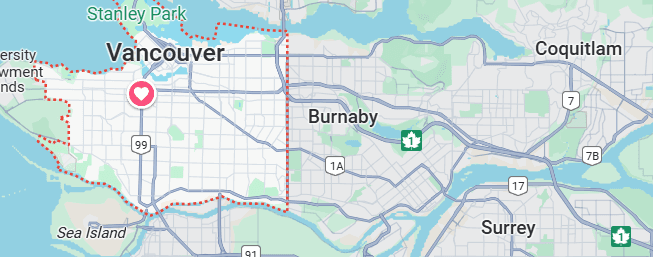 Our Service Areas Map